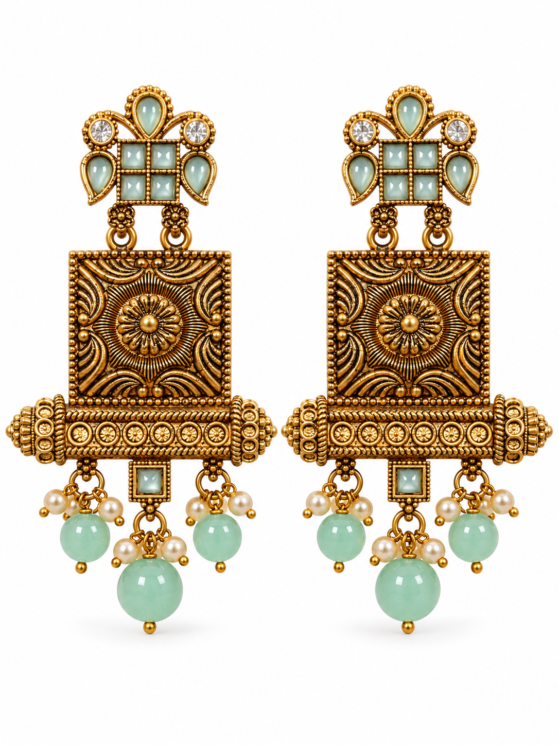 Seevee Fashion Gold Plated Designer Dangler Earrings For Women