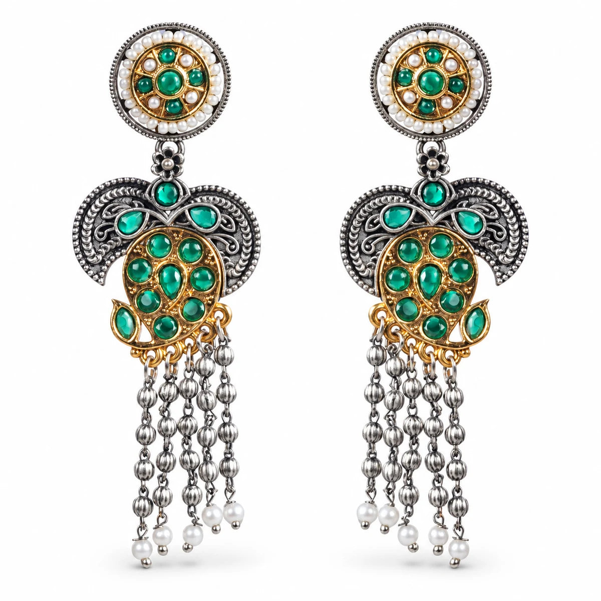 Seevee Fashion Oxidised Plated Stylish Dangler Earrings