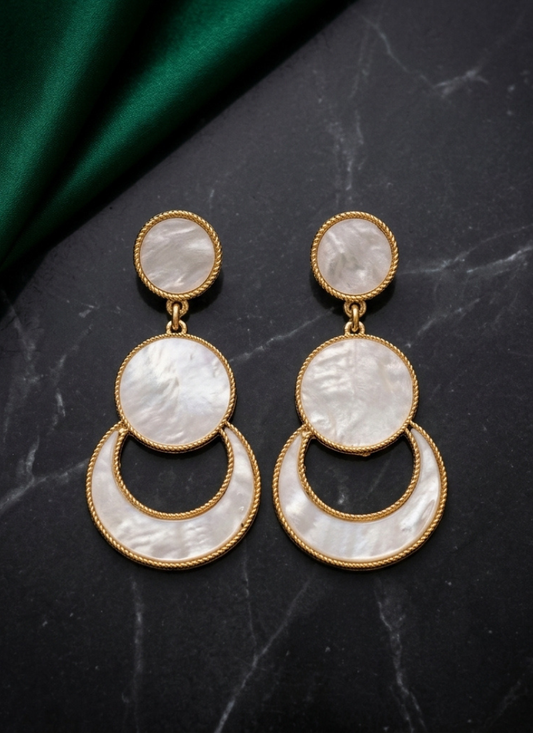 Seevee Fashion Gold Plated Dangler Earrings for Women