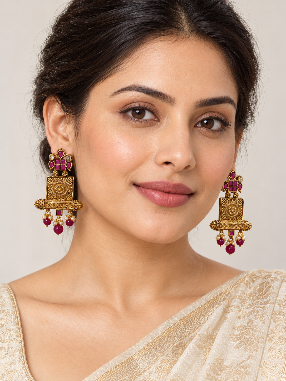 Seevee Fashion Gold Plated Designer Dangler Earrings For Women