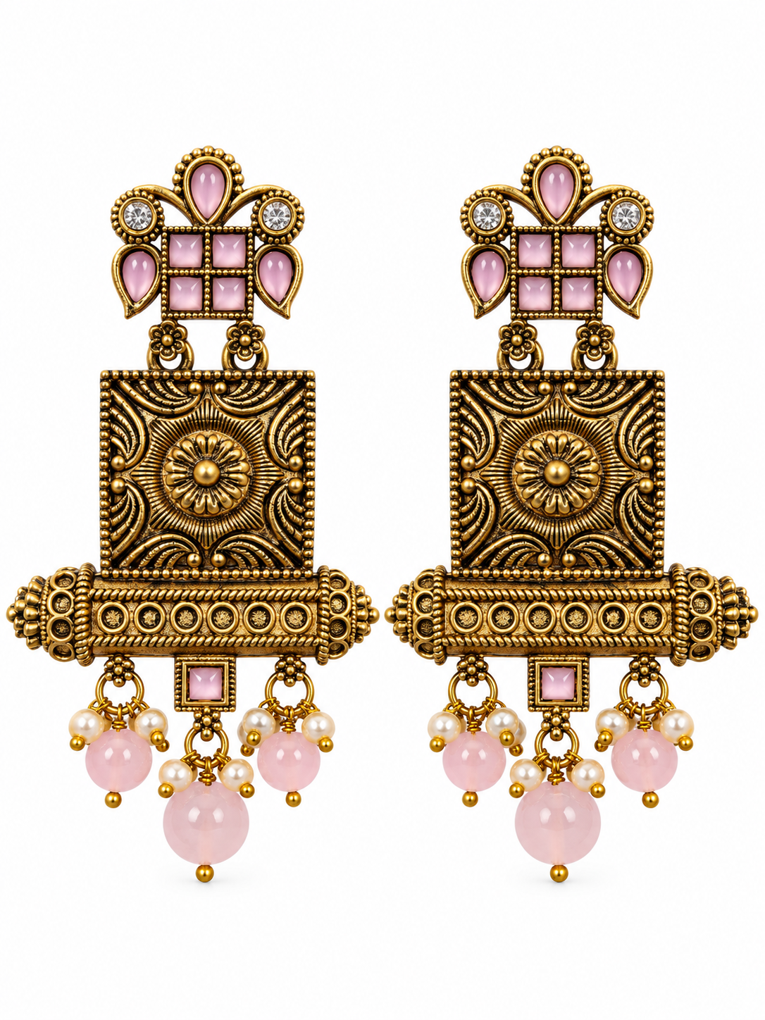 Seevee Fashion Gold Plated Designer Dangler Earrings For Women