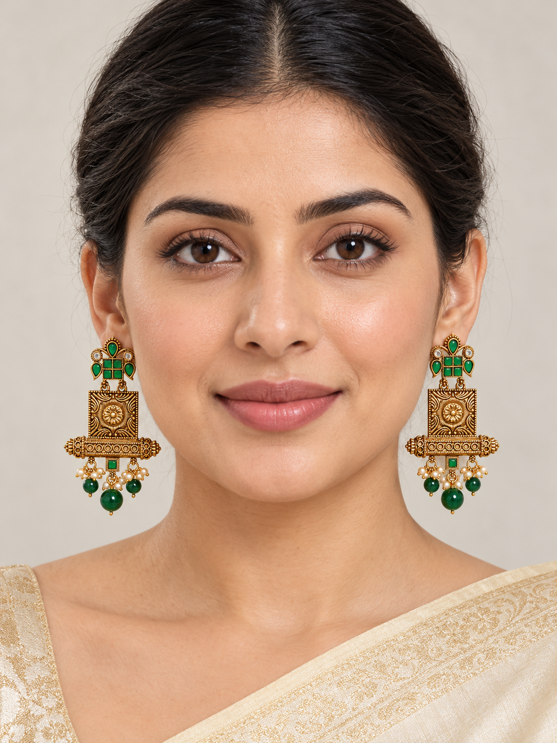 Seevee Fashion Gold Plated Designer Dangler Earrings For Women