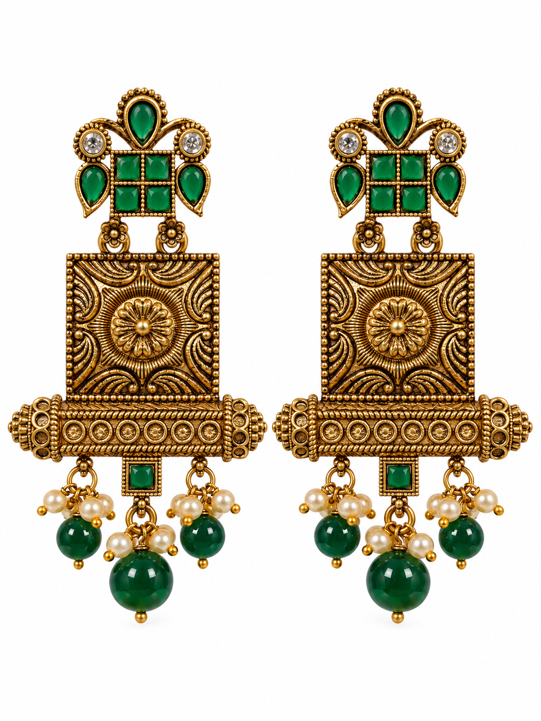 Seevee Fashion Gold Plated Designer Dangler Earrings For Women