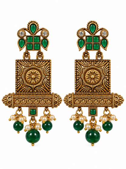 Seevee Fashion Gold Plated Designer Dangler Earrings For Women