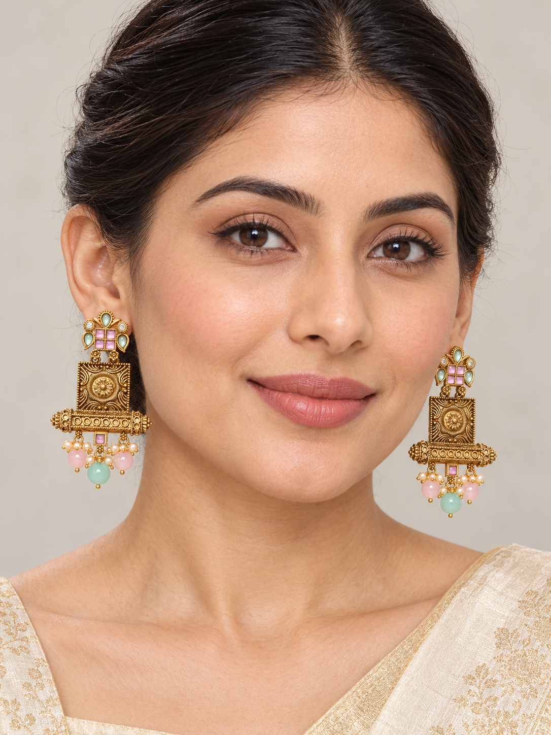 Seevee Fashion Gold Plated Designer Dangler Earrings For Women