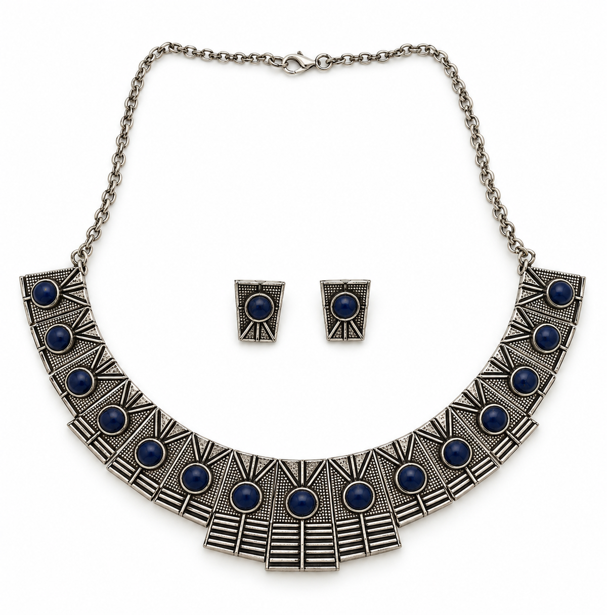Seevee Fashion Oxidised Plated Choker Necklace