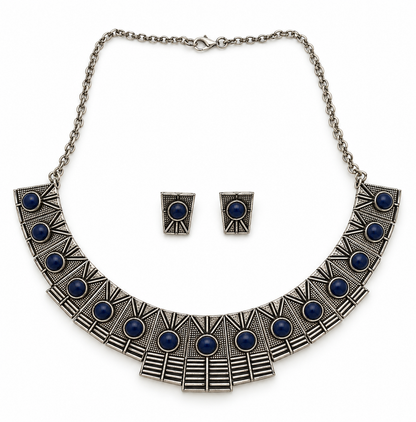 Seevee Fashion Oxidised Plated Choker Necklace