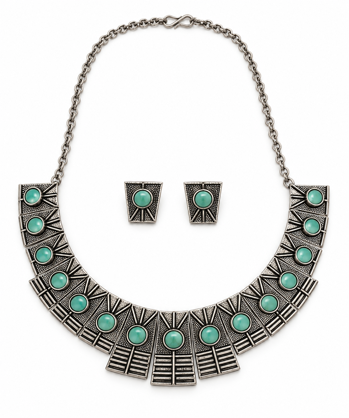 Seevee Fashion Oxidised Plated Choker Necklace