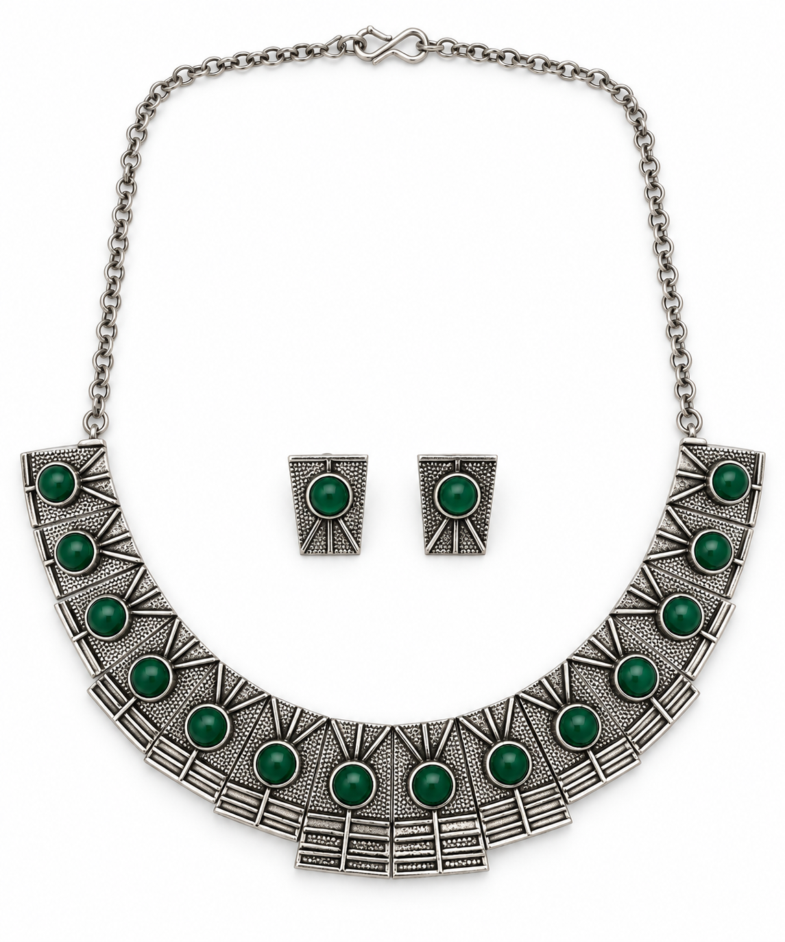 Seevee Fashion Oxidised Plated Choker Necklace
