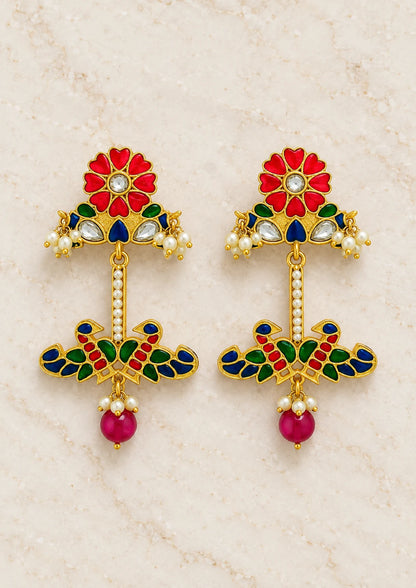 Seevee Fashion Gold Plated Stylish Dangler Earrings
