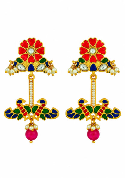 Seevee Fashion Gold Plated Stylish Dangler Earrings